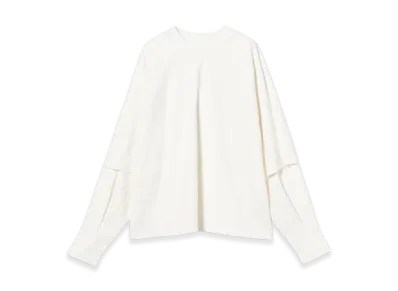 BEAMS x Seventh / Raglan Layered Long Sleeve "Dove"