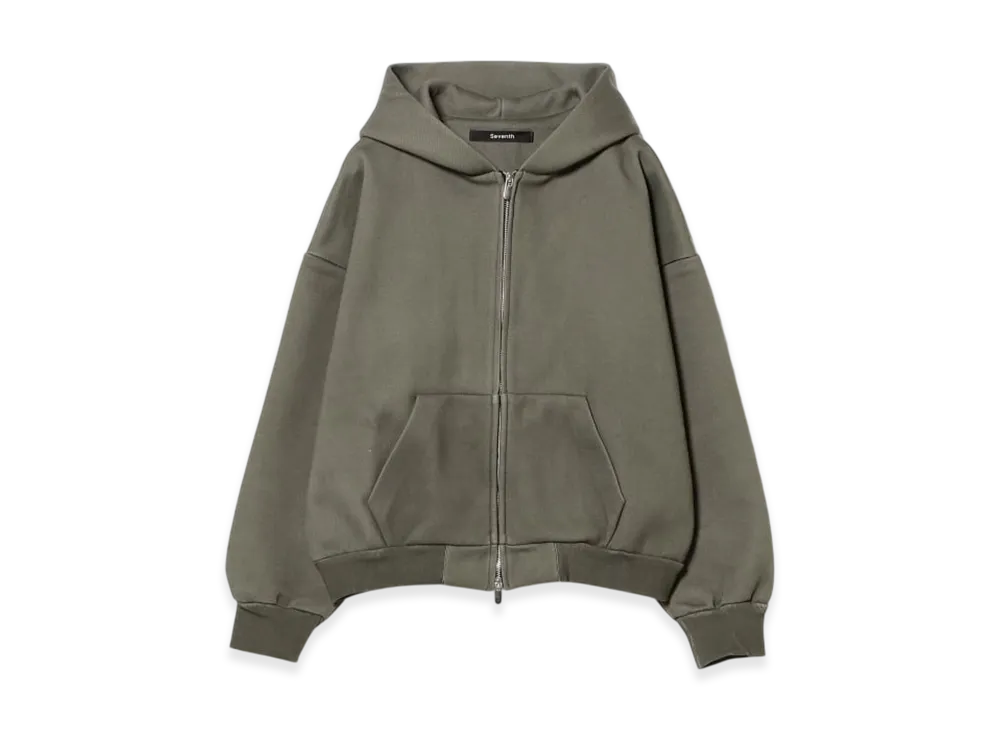 BEAMS x Seventh / V2 Zipped Hoodie "Vintage Cactus"