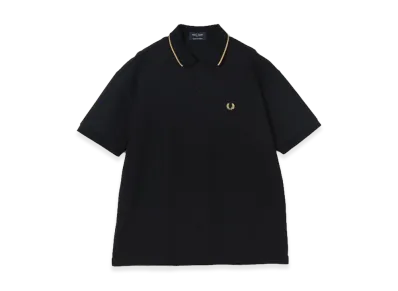 BEAMS x FRED PERRY Exclusive Relaxed Fit Pique Polo Shirt "Black"