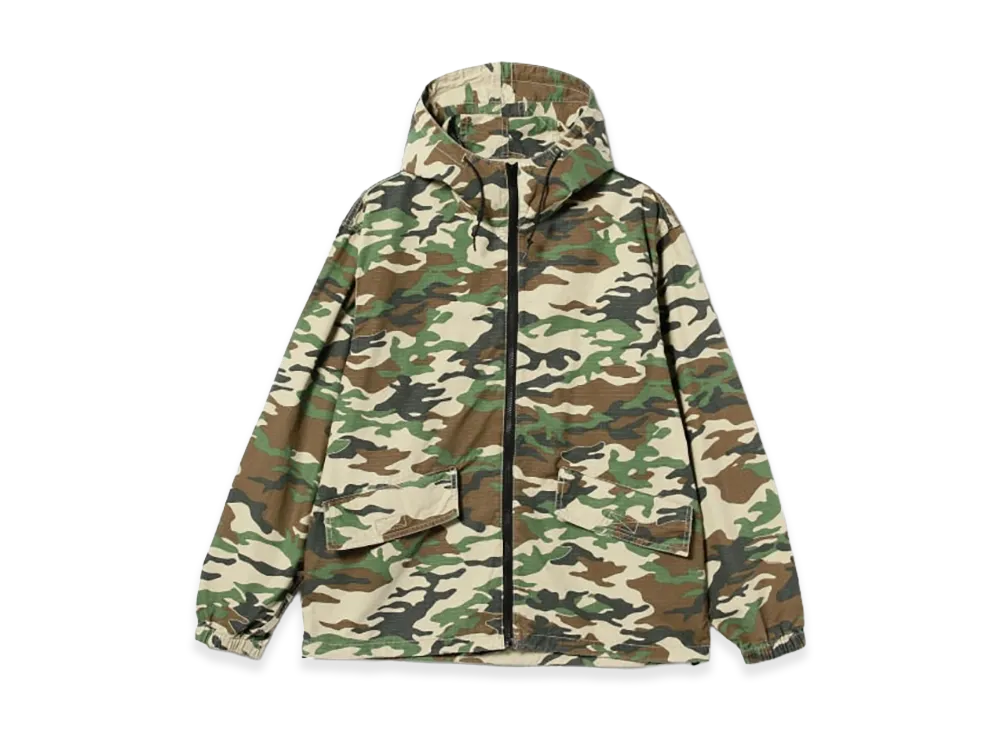 BEAMS FUTURE ARCHIVE Camo Zip Hoody "Camo"