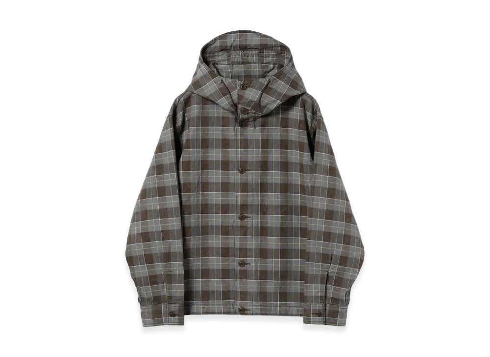 BEAMS FUTURE ARCHIVE Hooded Shirt "Brown"