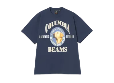 BEAMS x Columbia Willberg Trail Graphic Tee "Navy"