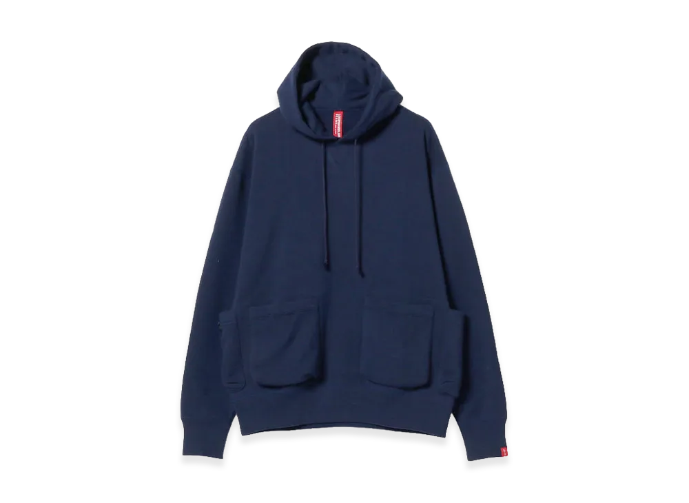 BEAMS JAPAN x LOOPWHEELER Tsuriami Sweatshirt Pocket Hoodie "Navy"