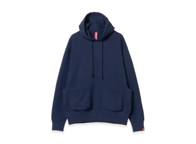 BEAMS JAPAN x LOOPWHEELER Tsuriami Sweatshirt Pocket Hoodie "Navy"