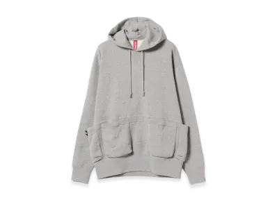 BEAMS JAPAN x LOOPWHEELER Tsuriami Sweatshirt Pocket Hoodie "H Grey"