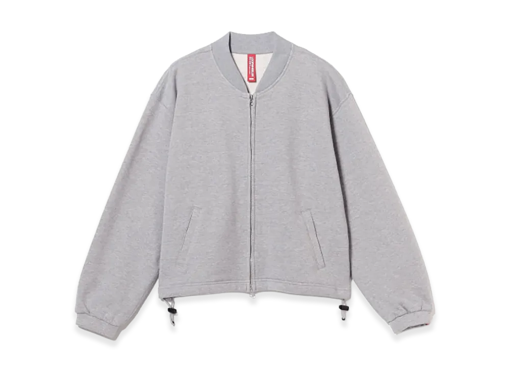 BEAMS JAPAN x LOOPWHEELER Zip Blouson "H Grey"