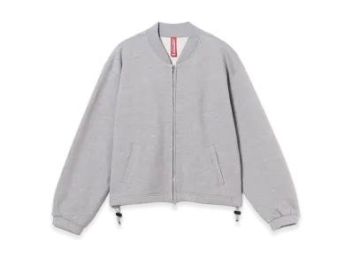 BEAMS JAPAN x LOOPWHEELER Zip Blouson "H Grey"