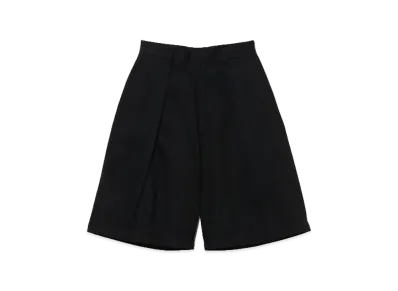 BEAMS FUTURE ARCHIVE One Tuck Denim Shorts "Black"
