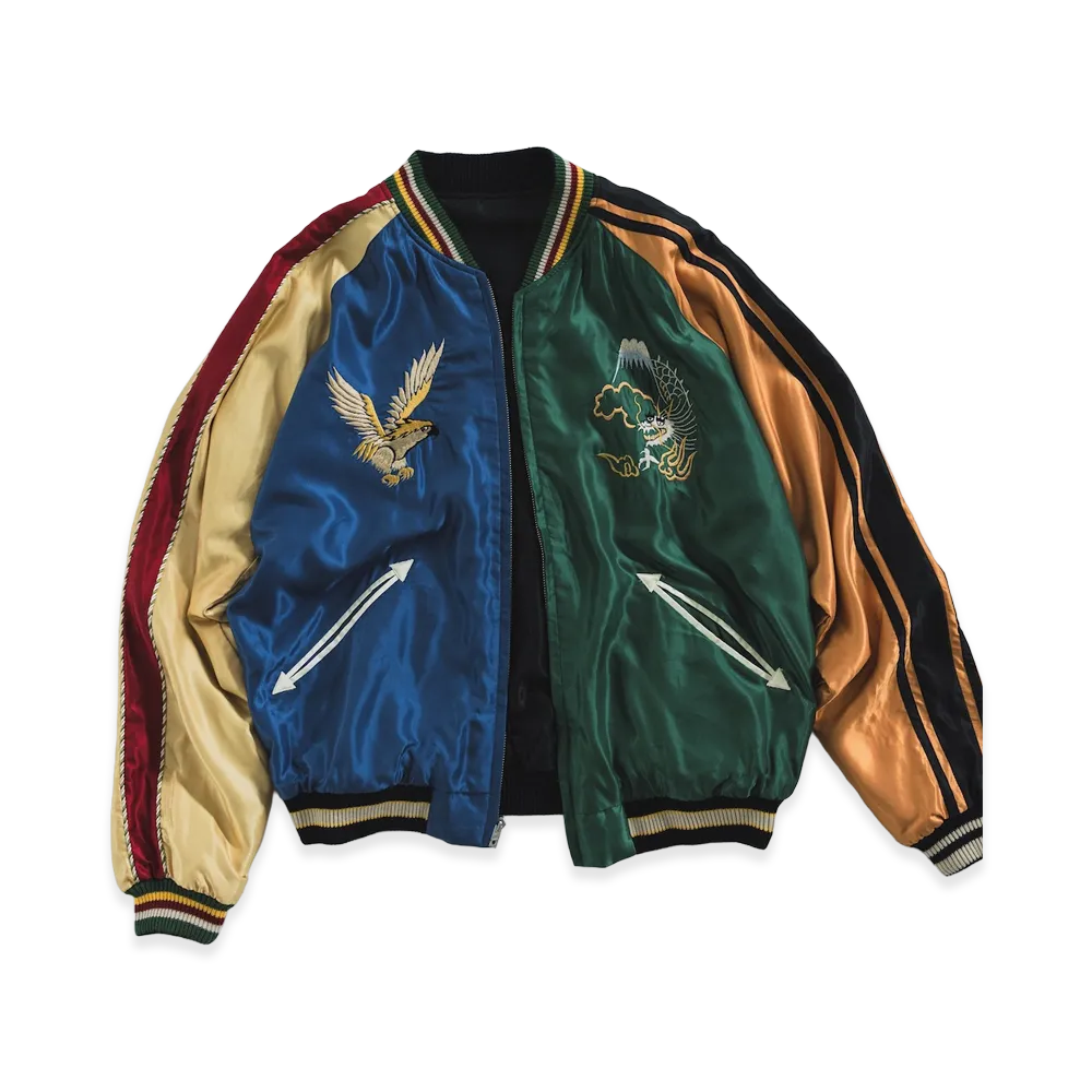 BEAMS x TAILOR TOYO Crazy Souvenir Jacket "Multi"