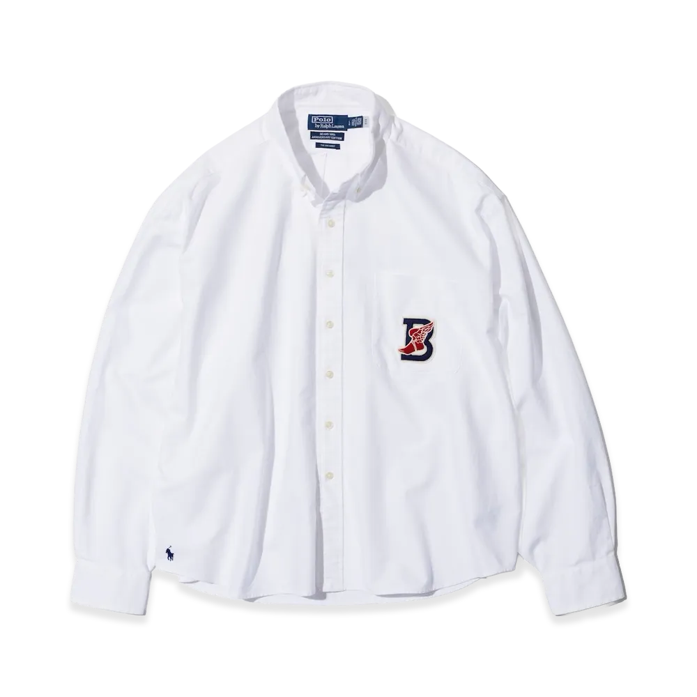 BEAMS x Polo Ralph Lauren B Wing LS OX BD Shirt "BSR White"