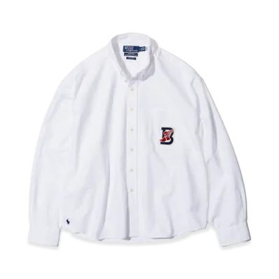 BEAMS x Polo Ralph Lauren B Wing LS OX BD Shirt "BSR White"