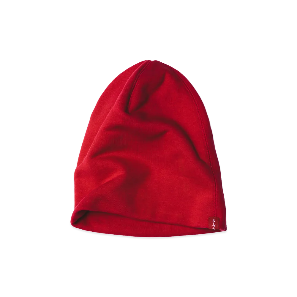 BEAMS JAPAN x LOOPWHEELER Watch Cap "Nippon Red"