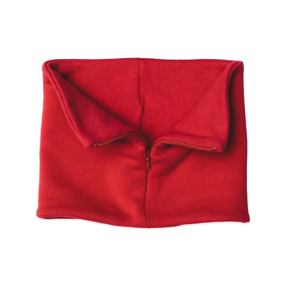 BEAMS JAPAN x LOOPWHEELER Neck Warmer "Nippon Red"