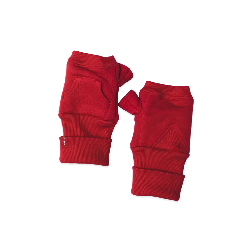 BEAMS JAPAN x LOOPWHEELER Glove "Nippon Red"