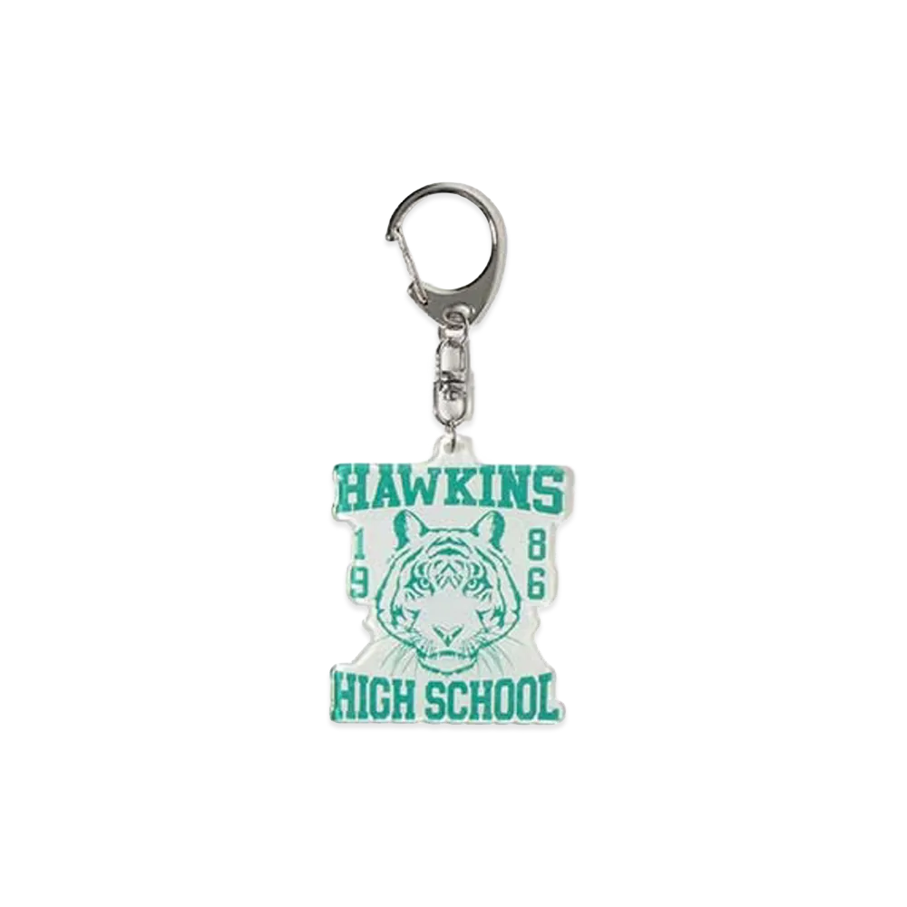 BEAMS HEART x Stranger Things Hawkins High School Acrylic Key Chain "Multi"