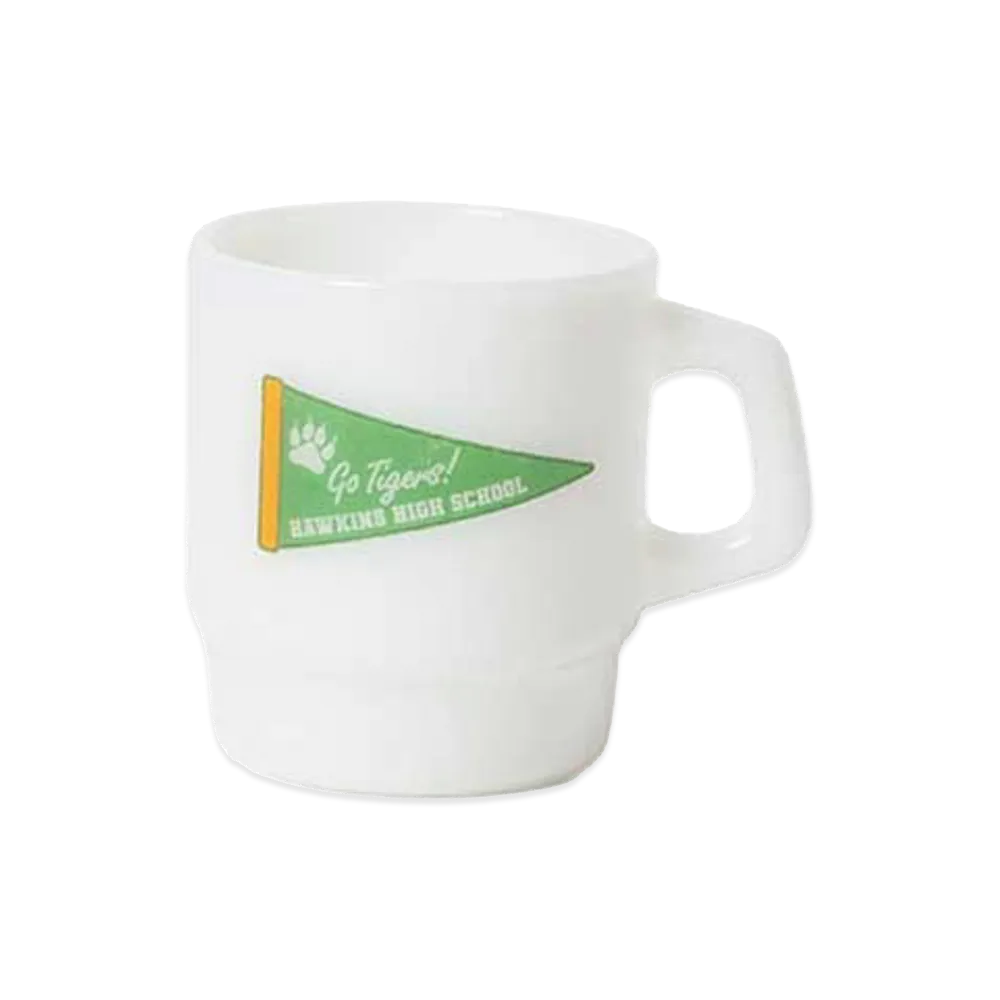 BEAMS HEART x Stranger Things Hawkins High School Mug Cup "White"