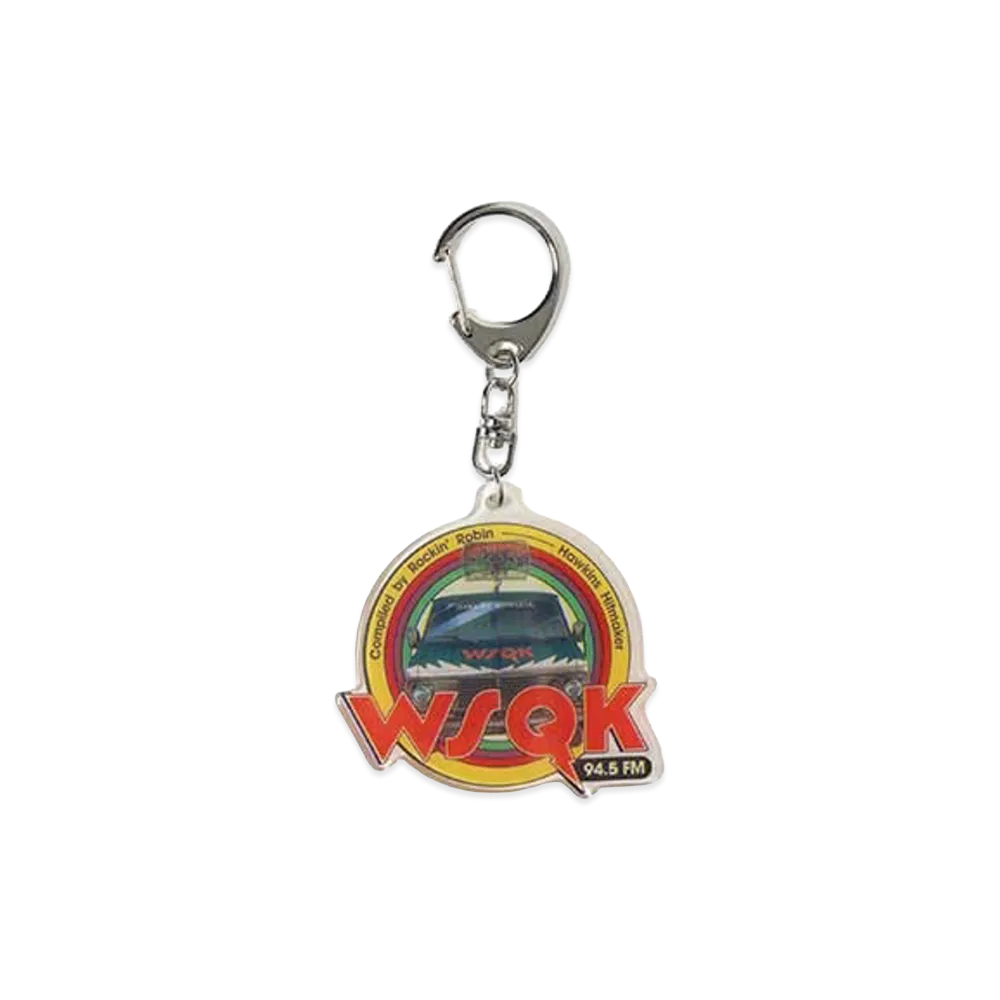 BEAMS HEART x Stranger Things WSQK Radio Acrylic Key Chain "Multi"