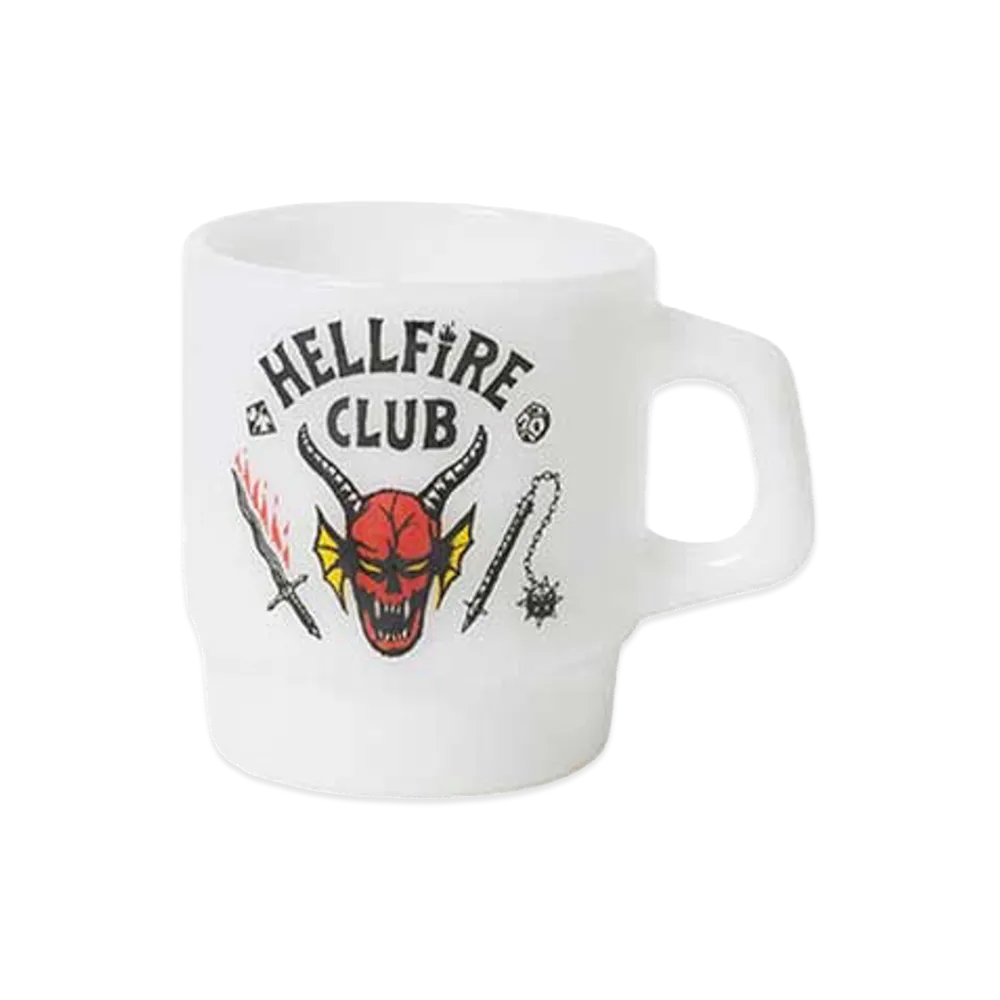 BEAMS HEART x Stranger Things Hellfire Club Mug Cup "White"