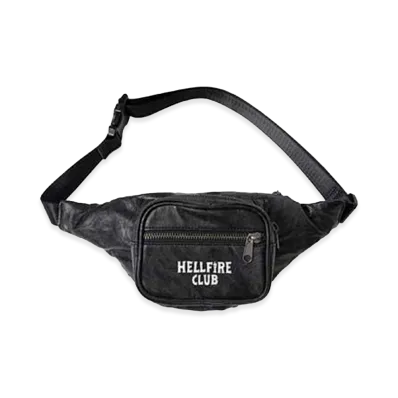 BEAMS HEART x Stranger Things Hellfire Club Waist Pouch "Black"