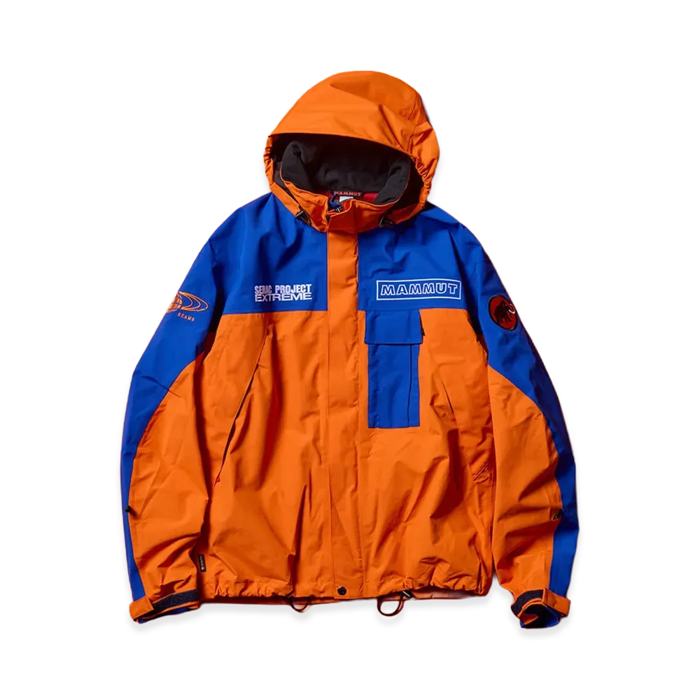 BEAMS x MAMMUT Jacket "Orange/Blue"