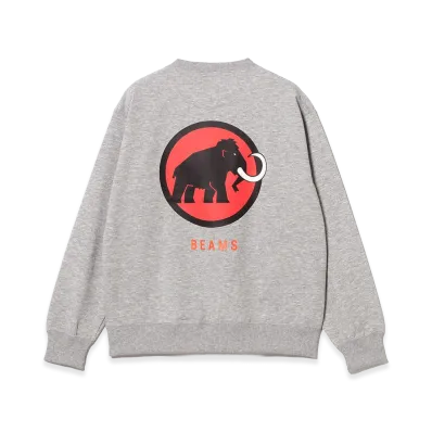 BEAMS x MAMMUT Serac Extreme Ml Crew Neck "Grey"