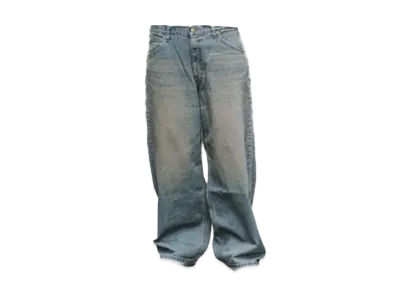 BEAMS x Lee Exclusive Wide Fade Baggy Jeans "FadedIndigo"