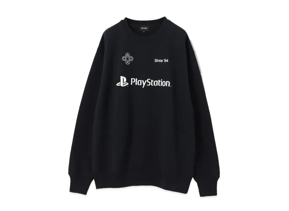 BEAMS x PlayStation (TM) Crewneck "Navy"