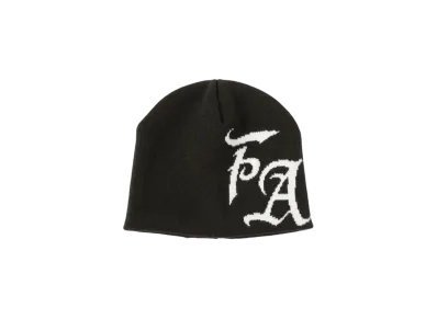 BEAMS FUTURE ARCHIVE FA Logo Beanie "Black"