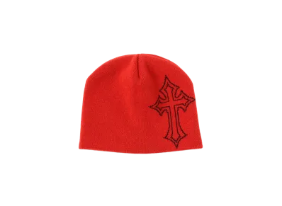 BEAMS FUTURE ARCHIVE Cross Beanie "Red"