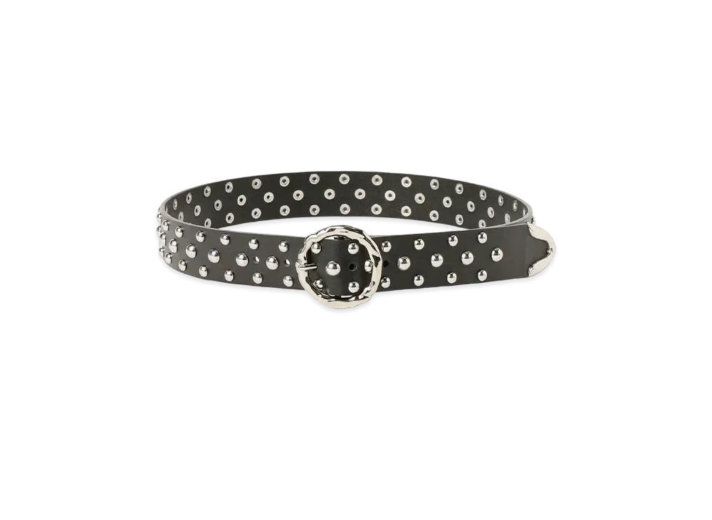 BEAMS FUTURE ARCHIVE Studs Belt "Black"