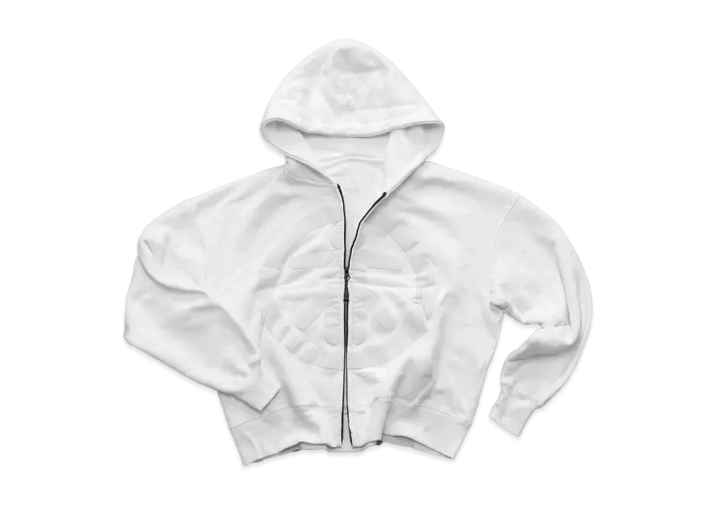 BEAMS FUTURE ARCHIVE x AELIZA Exclusive Zip Hoodie "White"