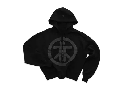 BEAMS FUTURE ARCHIVE x AELIZA Exclusive Zip Hoodie "Black"