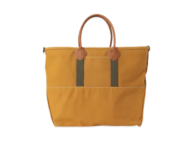 L.L.Bean x BEAMS PLUS Deep Bottom Leather Handle Zip Tote XL "Brown"