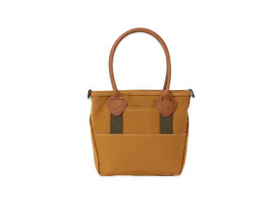 L.L.Bean x BEAMS BOY Deep Bottom Leather Handle Zip Tote S "Brown"