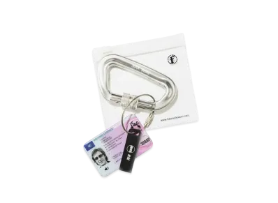 BEAMS T x Boiler Room x FAF Key Ring "Silver"