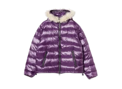 BEAMS FUTURE ARCHIVE Shiny Down Hoodie "Purple"