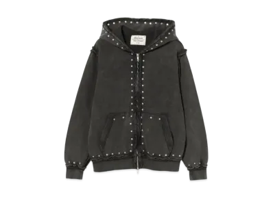 BEAMS FUTURE ARCHIVE Fade Studs Hoody "Black"