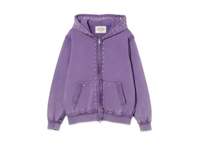 BEAMS FUTURE ARCHIVE Fade Studs Hoody "Purple"