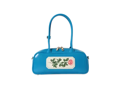 BEAMS COUTURE x RURU MARY'S Petite Boston Bag "Blue"