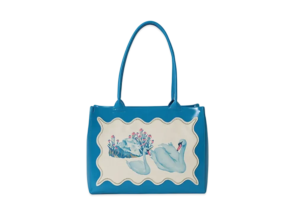 BEAMS COUTURE x RURU MARY'S Flower Tigre Bag "Blue"