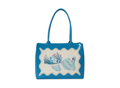 BEAMS COUTURE x RURU MARY'S Flower Tigre Bag "Blue"
