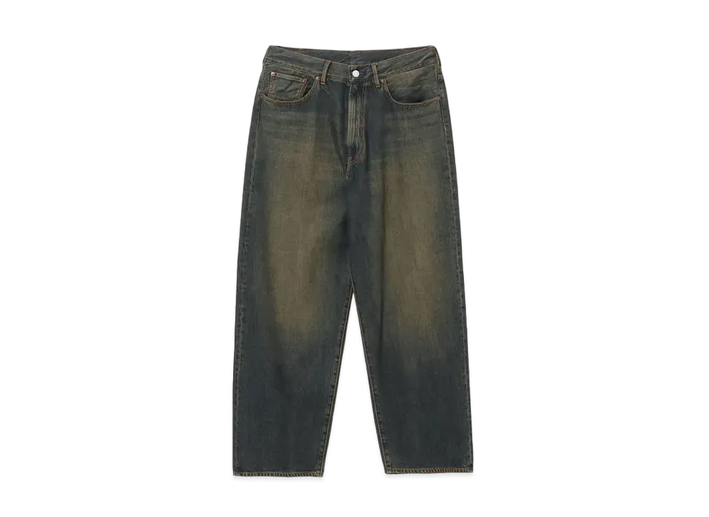 BEAMS Wide Fit Denim Pants "DustyIndigo"