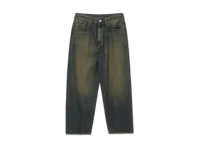 BEAMS Wide Fit Denim Pants "DustyIndigo"