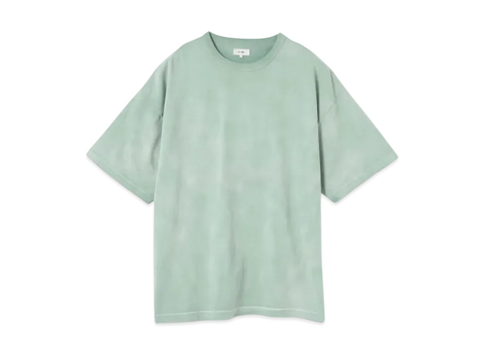 BEAMS Loose Fade Crew Neck Tee "MintGreen"