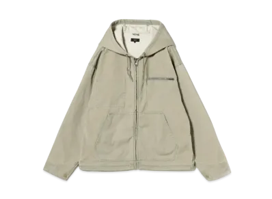 BEAMS Tech Duck Hooded Blouson "Greige"
