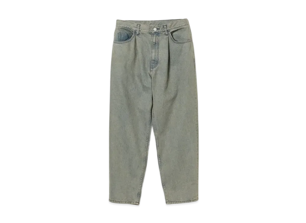 BEAMS Wide Tapered Denim "Pinkused"