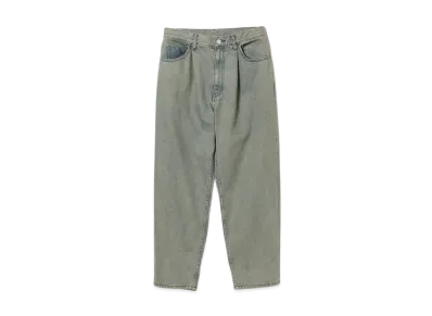 BEAMS Wide Tapered Denim "Pinkused"