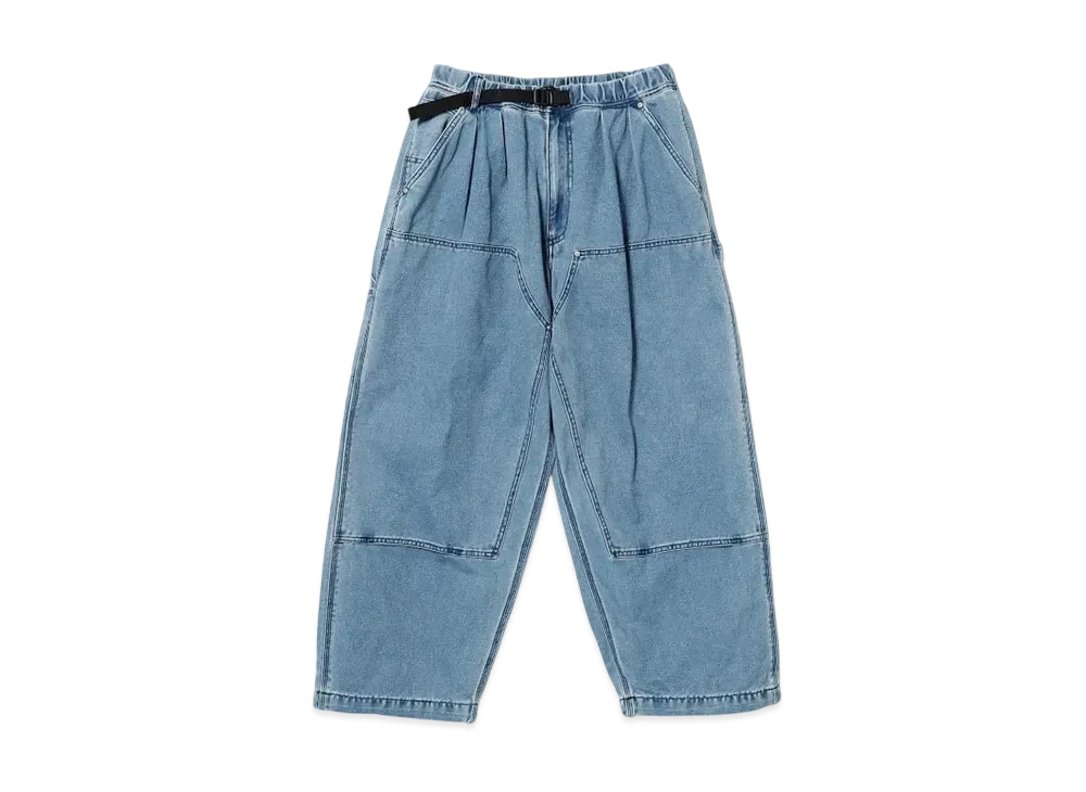 BEAMS Faded Duck Double-Knee Painter Pants "UsedIndigo"