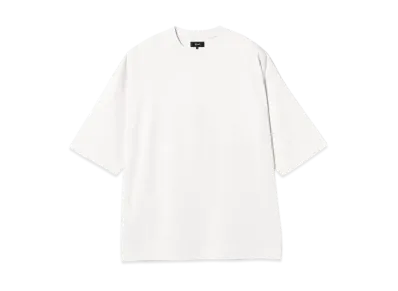 BEAMS Loose Mercerized Tee "Oyster"
