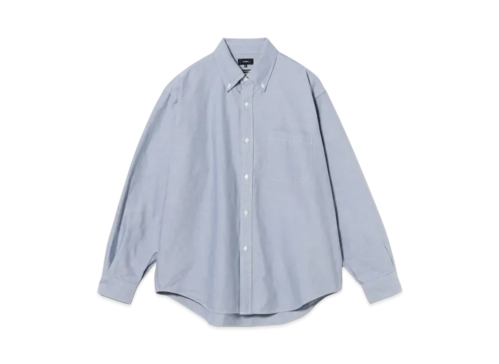 BEAMS Heavy Oxford Button Down Shirt "Blue"